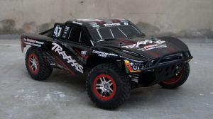 Traxxas Slash 4x4 radio controlled car.