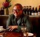 English comedian and talk show host Alan Carr having lunch at Il Solito Posto in Melbourne's CBD.