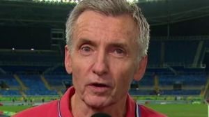 Bruce McAvaney on duty at the Rio Olympics.