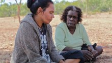 Violet Wadrill describes the Blackfellows Knob massacre and the later reburial of bones at Seale Gorge to her granddaughter Leah Leaman in 2014.