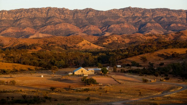 Arkaba Homestead in the Flinders Ranges, South Australia.