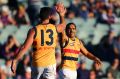 Saddening: Sharp-shooting Adelaide Crows forward Eddie Betts was subjected to an act of racial vilification.