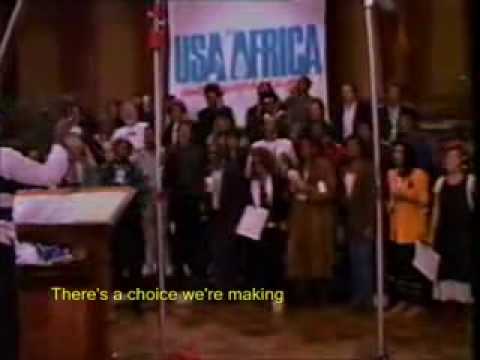 USA for Africa - We Are The World (w/M.Jackson) + Lyrics HQ