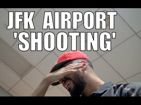 JFK AIRPORT "SHOOTING" CAUGHT ON CAMERA!!