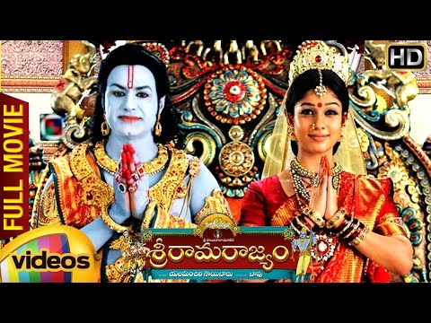 Sri Rama Rajyam Telugu Full Movie | 1080p HD | Balakrishna | Nayanthara | ANR | Bapu | Mango Videos