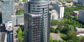 Half French owned: the TPSA tower in Warsaw