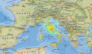 The August 24, 2016 M 6.2 earthquake southeast of Norcia, Italy, occurred as the result of shallow normal faulting on a NW-SE oriented fault in the Central Apennines.