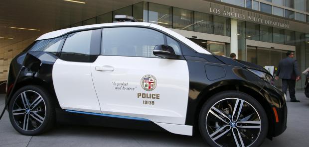 Der BMW i3: So fährt das Police Department von Los Angeles in Zukunft