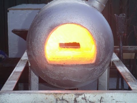 How to build a simple gas forge. Making the shell and installing refractory, Tips and Tricks