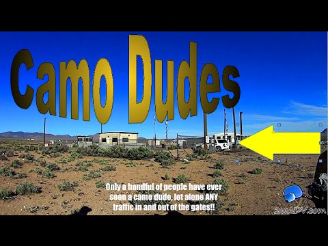 AREA 51 CAMPING @ BACK-GATE!! (MULTIPLE CAMO-DUDES) HORROR!!