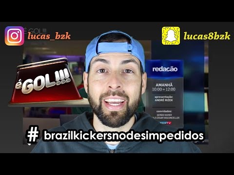 Brazil Kickers no "É GOL" do SPORTV + Campanha #brazilkickersnodesimpedidos