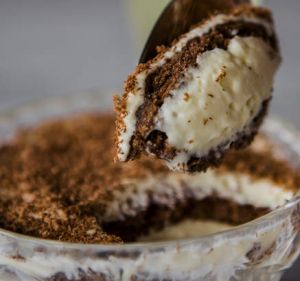 Sweet delight of Provini's tiramisu.