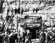 Picture of rescuers outside mine number 6