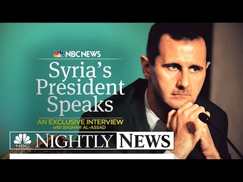 Syrian President Bashar Al-Assad: Exclusive Interview | NBC Nightly News