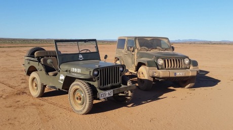 Jeep Cherokee 75th Anniversary: Willys MB meets Jeep Wrangler.