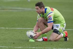 Key man: Raiders' captain Jarrod Croker has been one of the game's best players in recent weeks.