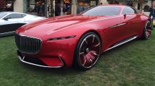 Mercedes-Benz debuted its new Maybach Vision 6 concept at the 2016 Pebble Beach Concours d'Elegance.