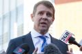 A narrow majority of NSW voters said Opposition Leader Luke Foley would do a better job than Premier Mike Baird (pictured).