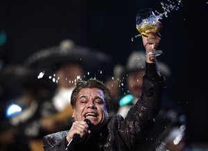 Juan Gabriel performs at the 10th Annual Latin Grammy Awards on Thursday, Nov. 5, 2009, in Las Vegas