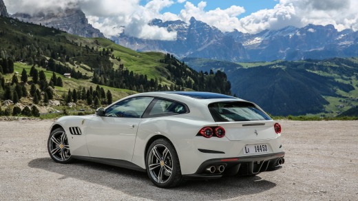 The Ferrari GTC4Lusso.