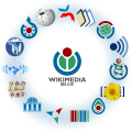 Wikimedia logo family 2013 with WMBE-nl in center.svg