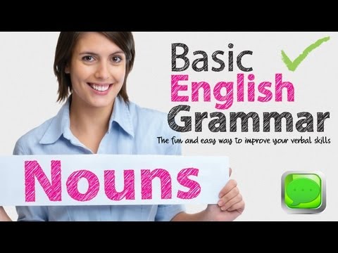 Basic English Grammar -- Noun | English speaking | Spoken English | ESL |Free English Lesson