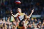 CANBERRA, AUSTRALIA - JULY 30:  Rory Lobb of the Giants attempts to take a mark during the round 19 AFL match between ...