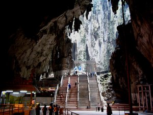 Batu caves, Inside the main cave at Kuala Lumpur, Malaysia