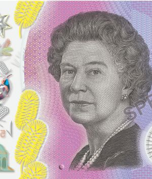 The new $5 note has tactile features for blind people.