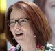 News.  Former Prime Minister Julia Gillard at a book signing at the Canberra Centre.  23 December 2014.  Canberra Times ...