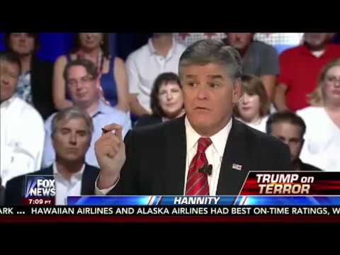 Donald Trump Full Interview 8/17/2016 Town Hall With Sean Hannity.