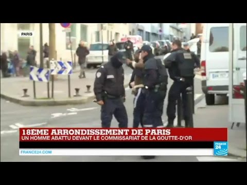 EN DIRECT sur France 24 : Un homme interpellé par la police tente de s'enfuir - PARIS