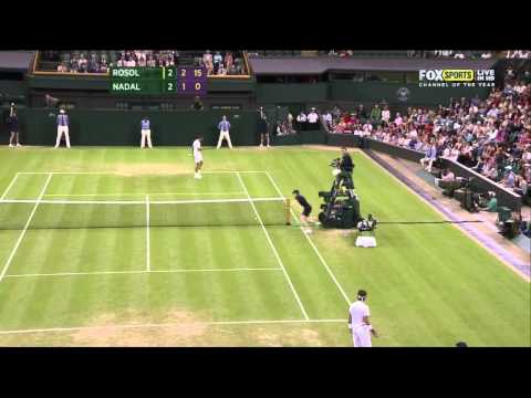 Lukas Rosol's best rallies against Nadal