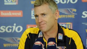 Adam Simpson could face competition for the big man from the Dockers while GWS will be reluctant to let him go.