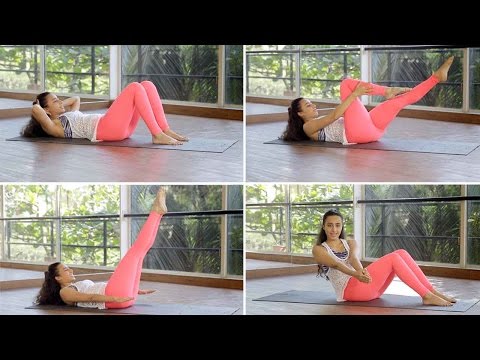 7 Exercises For A Flat Stomach At Home | Fitness With Namrata Purohit