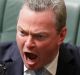 Mr Pyne tells the opposition what he thinks of them.