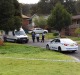 The scene where a man was found fatally stabbed in West Albury.