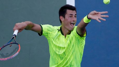 Costly outburst: Bernard Tomic.