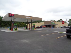 Walmart Neighborhood Market, Alma, Bacon County, Georgia, USA