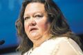 Gina Rinehart is looking to bid with Chinese interests for Kidman & Co, the pastoral empire.