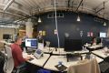 An open plan office area at Facebook's headquarters in Menlo Park, Calif.