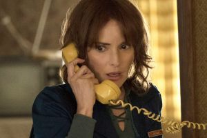 Winona Ryder stars in the compelling Netflix series <i>Stranger Things</i>.