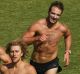 Fit and firing: Jobe Watson (right).