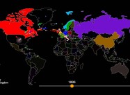 Top 3 sources Immigration to US every Decade since 1820 (Animated Map)