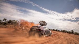 Hyundai conducted hot weather testing for the new i30 hatch in Cobar, NSW.