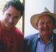 "He was a no bullshit sort of guy": Dave Hughes with his late father Desmond, who passed away in 2011. 