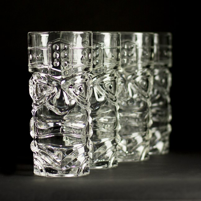 Tiki Glasses Clear