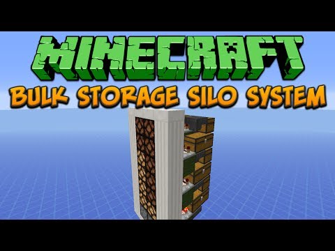 Minecraft: Bulk Storage Silo System Tutorial