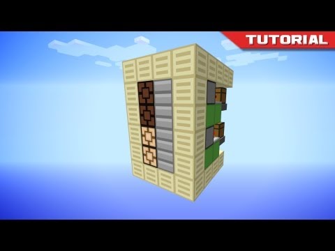 Storage Silo in Vanilla Minecraft [Chest Status Indicator]