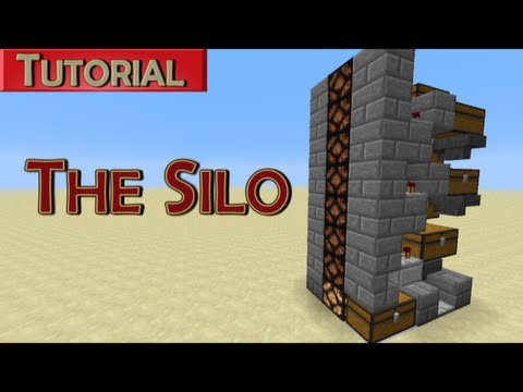 Minecraft Tutorial: The Silo - Bulk Storage with Status Indicator